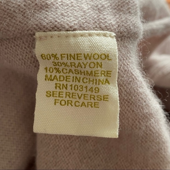 Anthropologie Shae Cashmere Wool Asymmetrical Button Down Cardigan Sweater, Sm - Picture 12 of 13